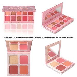 Violet Voss Rose Party Eyeshadow Palette & Bubby Blush Bellini Set-NWT